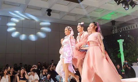 Thanh Hằng, Lan Khuê diện đồ màu sắc, thần thái sáng rực 'cân trọn' vedette sàn diễn